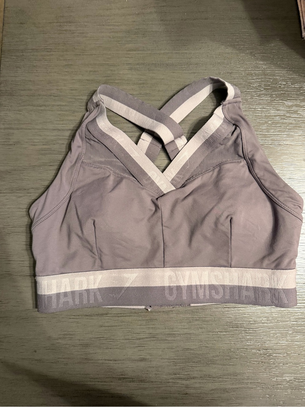 Gymshark  gray Cross-Back Sports Bra